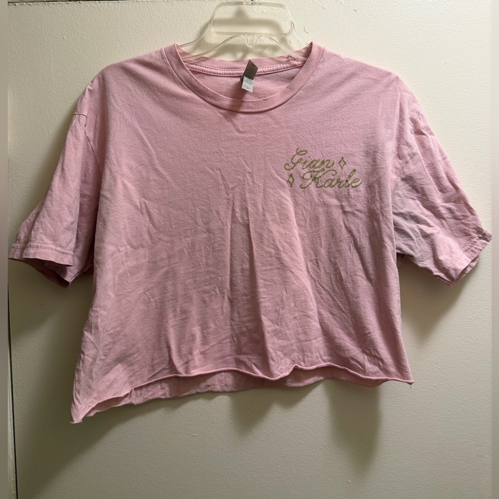 Gian Karle “Hot Stuff” Women’s Crop Top Pink | Medium